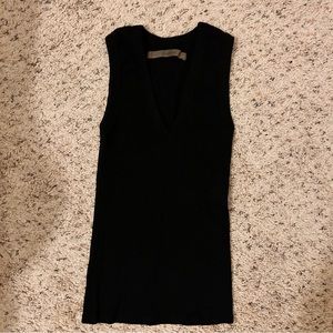 Enza costa deep scoop neck tank